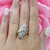 Estate Cascade Diamond Ring 14K Yellow Gold 1.50 CTW Ladies Vintage Size 5.75