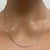 Box Chain Necklace 14K White Gold 19.5" Unisex Estate