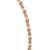 Diamond X Link Tennis Bracelet 14K Two-Tone Gold 1.00 CTW 6.75 Estate
