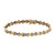 Diamond X Link Tennis Bracelet 14K Two-Tone Gold 1.00 CTW 6.75 Estate