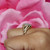 Cluster Diamond Flower Ring 14K Yellow Gold 0.33 CTW Size 5.25 Ladies Estate