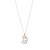 Moon & Stars Diamond Pendant Cable Link Chain Necklace 14K Two-Tone Gold 20.85"