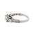 Princess Cut Diamond Wedding Ring Set 14K White Gold 1.25 TW SZ 6.75 Estate
