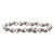 Blue Sapphire Diamond Teardrop Bracelet 14K White Gold 4.50 CTW 7"