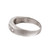 Men's 5-Stone Diamond Half Eternity Band Ring 0.50 CTW 14K White Gold Size 11