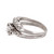 Solitaire Diamond Engagement Ring With Accents 14K White Gold 0.35 TW Size 6.25