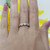 Cluster Diamond Teardrop Band Ring 10K Yellow Gold 0.25 CTW Size 7 Vintage