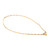 Diamond Station Necklace 18K Yellow Gold Specialty Link Chain 0.75 CTW 18.5"