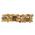 Ruby Diamond Multi-Strand Enamel Bracelet 18K Yellow Gold 4.13 CTW 6.25" Estate