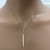 Tiffany & Co. Feather Pendant Charm 18K Yellow Gold Signed Vintage 1.90"