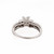 Princess Cut Diamond Engagement Ring 14K White Gold 1.00 CTW W/Accents Size 6.75