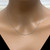 Cable Link Chain Necklace 18K White Gold 18" 1.25 mm Thick Estate