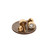 Round Diamond Stud Earrings 14K Yellow Gold 0.66 TW Bezel Set Screw Backs Unisex