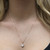Solitaire Round Halo Diamond Pendant 1.25 CTW 14K Rose Gold Cable Chain 18"