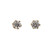 Round Diamond Stud Earrings 14K Yellow Gold 6-Prong Setting 0.50 CTW Screw Backs
