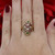 Ruby Tourmaline Diamond Filigree Statement Ring 18K Yellow Gold 0.92 CTW SZ 6.25