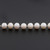 Vintage Freshwater Pearl Necklace 14K White Gold Ball Clasp 18.5" Estate