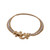 Fancy Link Chain Bracelet 14K Two-Tone Gold 6 mm Wide Fancy Snap Clasp 7" Estate