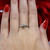 Heart Shape Diamond Solitaire Engagement Ring 14K White Gold 0.40 CT Size 8