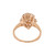 Diamond Marquise Shaped Cocktail Ring 14K Yellow Gold 1.20 CTW Size 6 Estate