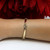 Infinity Bar Link Bracelet 14K Two-Tone Gold 7.25" Estate
