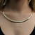 Omega Chain Necklace 14K Yellow Gold 5.8 mm Wide 18" Estate