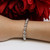 Round Diamond Tennis Bracelet 14K White Gold 4.50 CTW Bezel Set Diamonds 7.5"