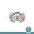 0.50TW Round Diamond Band Ring 14K White Gold Size 6