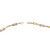 Hugs & Kisses XO Bar Link Necklace 14K Gold 17"