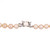 Vintage Pearl Choker Necklace 14K White Gold Diamond Floral Clasp 0.04 CTW 15.5"