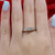 3-Stone Diamond Ring Band 14K White Gold 0.66 CTW Round Diamonds Size 6.5