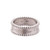 Van Cleef & Arpels Perlee Ring 18K White Gold Size 57 US 8.25