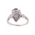 Mystic Topaz Diamond Accent Teardrop Ring 10K White Gold 2.54 TW Size 6.75