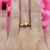 0.37 TW Solitaire Diamond Ring 18K Yellow Gold Engagement Size 5.5