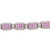 Judith Ripka Pink Sapphire & Diamond Bracelet 18K White Gold 7.20 TW 6.75"