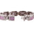 Judith Ripka Pink Sapphire & Diamond Bracelet 18K White Gold 7.20 TW 6.75"