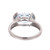 Aquamarine Diamond Cocktail Ring 14K White Gold 2.60 CTW Size 7.25