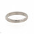 14K White Gold Beveled Band Ring 2.7 mm Wide Wedding Anniversary Estate Size 5.5