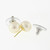 Vintage Freshwater Pearl Stud Earrings 14K Yellow Gold 9mm Round Butterfly Backs
