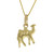 Camel 14K Yellow Gold Charm Pendant 0.75" Vintage Estate