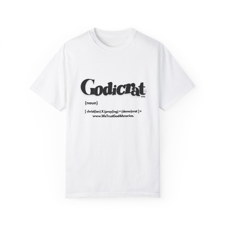 GODICRAT TEE (pronounced GOD-IH-CRAT) Unisex Garment-Dyed T-shirt
