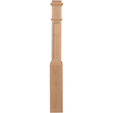 Recessed Panel Oak Box Newel 6" from Lighted Landings 18315 Paul Haglin Drive, Chesterfield, MO 63005
Acorn Stairs Box Newels