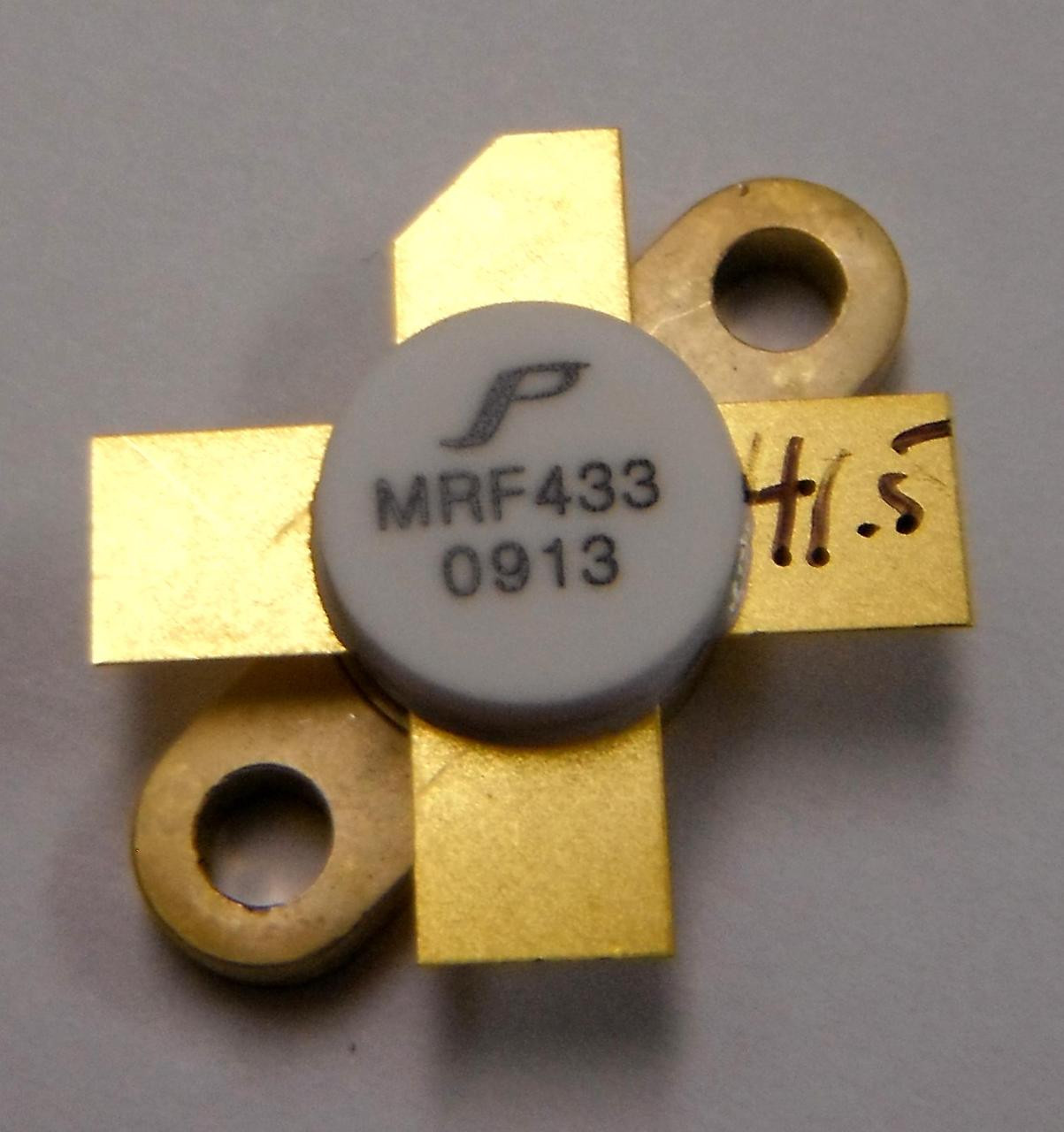 モトローラ MRF433 RF用NPN型 パワートランジスター 5個 20W HF TRANSISTOR