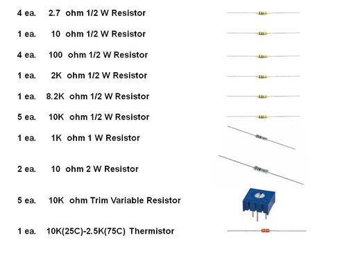 EB104 RESISTOR SET
