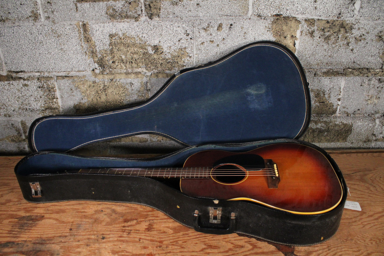 1969 Gibson B-25 Cherry Sunburst w/ Original Chipboard Case