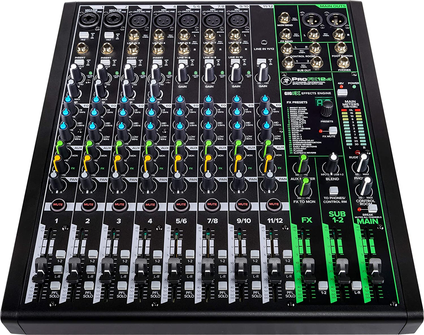 Mackie ProFX12v3 Professional Mixer Mackie ProFX12v3 Professional Mixer