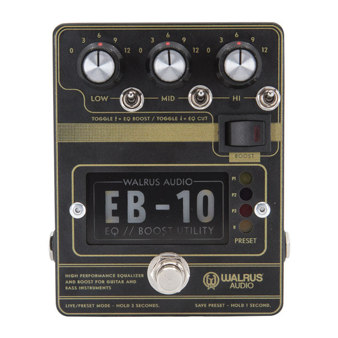 Walrus Audio EB-10 Preamp // EQ // Boost Walrus Audio EB-10 Preamp // EQ // Boost