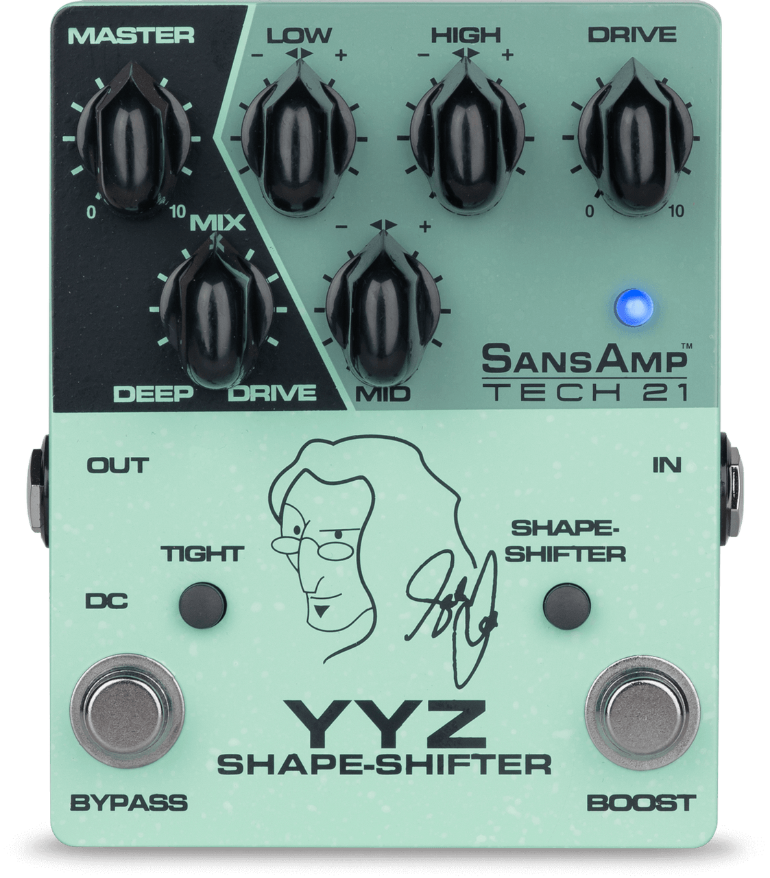 Tech 21 YYZ Geddy Lee Shape-Shifter Sans Amp Pedal