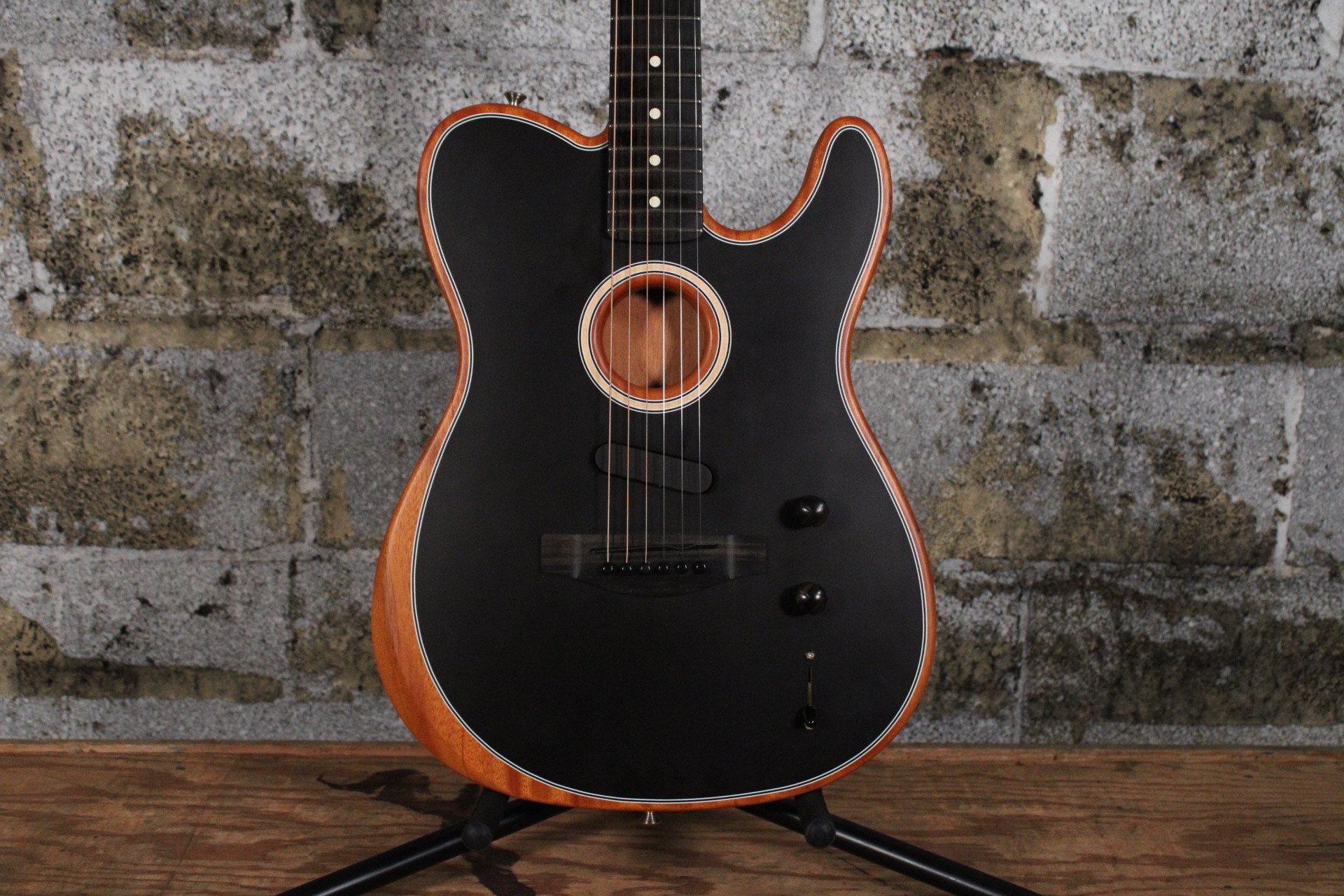 2021 Fender American Acoustasonic Telecaster Matte Black (Used)