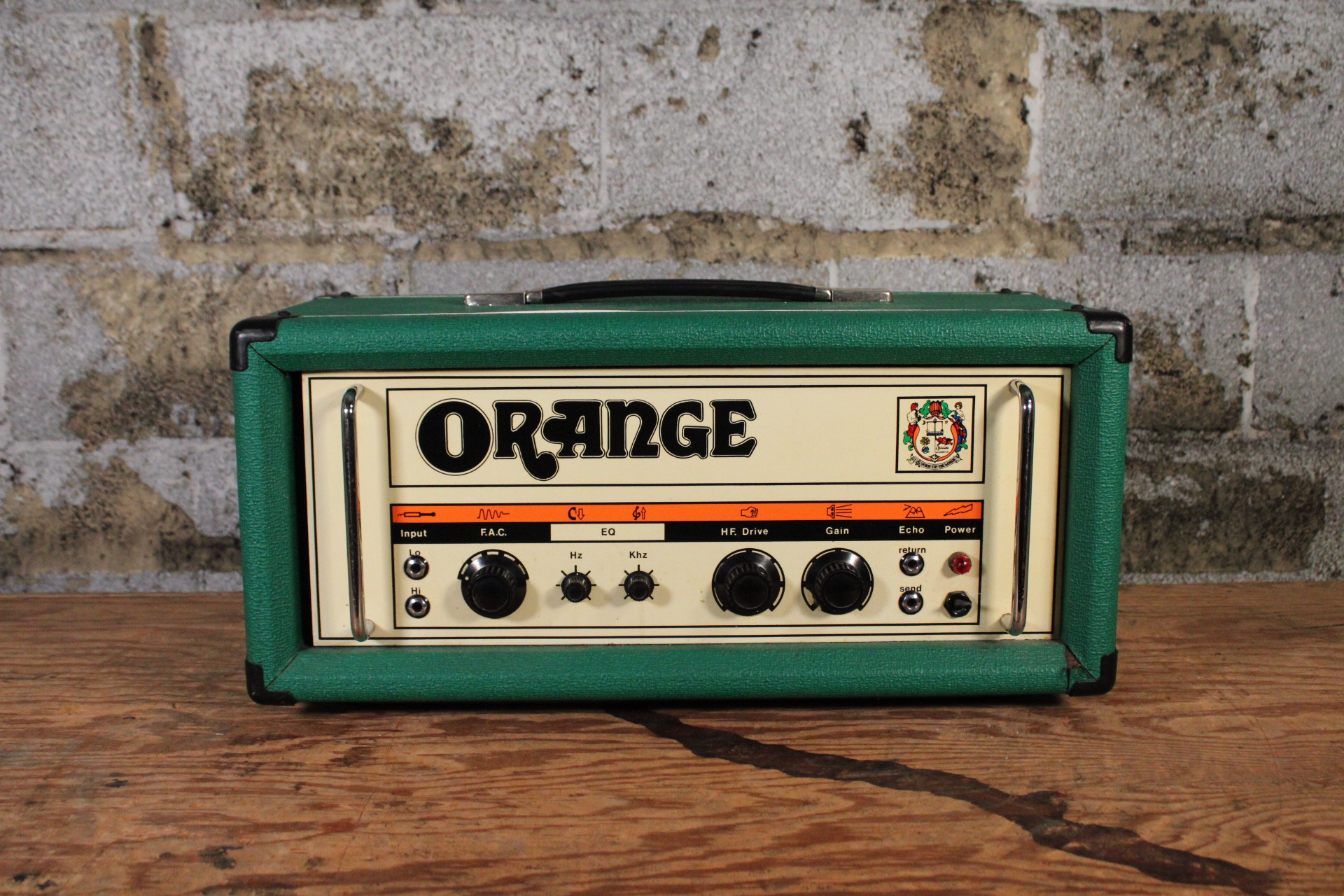 Orange OR120 Matamp Green Tolex